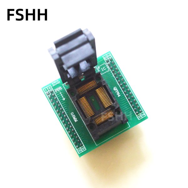 SDP-705X-64Q Programmer adapter 0.8mm QFP64 to DIP test socket adapter for 68HC705X32 - Image 2