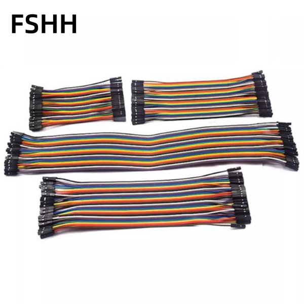 10cm 20cm 30cm 40cm Pitch 2.54mm Colorful DuPont Wire Electronic Hobbyist DIY Testing Experimentation - Image 2