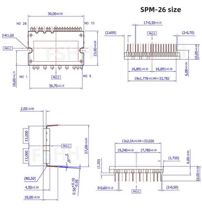 SPM26 size