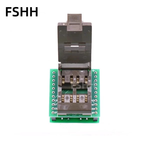 Clamshell SOP4 aging test socket SOIC4 to DIP Programmer's Adapter 5.1mm Pitch - Image 4