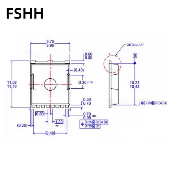 Clamshell TOLL263 TO263-8L aging test socket TO-263-8L 8pin test socket - Image 4